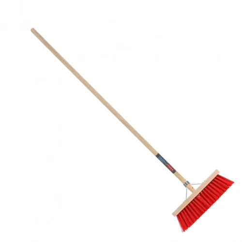 BEZEM ROOD 35CM INCL. STEEL